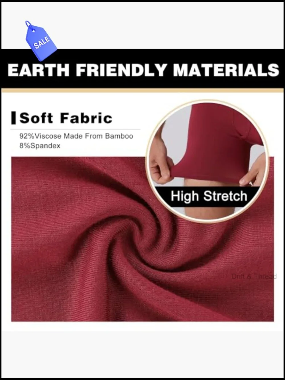 Men's Ultra Soft Bamboo Boxer Briefs 7-Pack No Ride Up Breathable